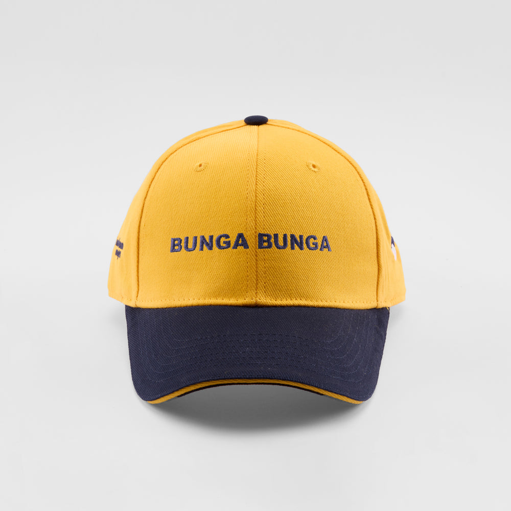 Cappellino bicolore in caldo cotone "Bunga Bunga"