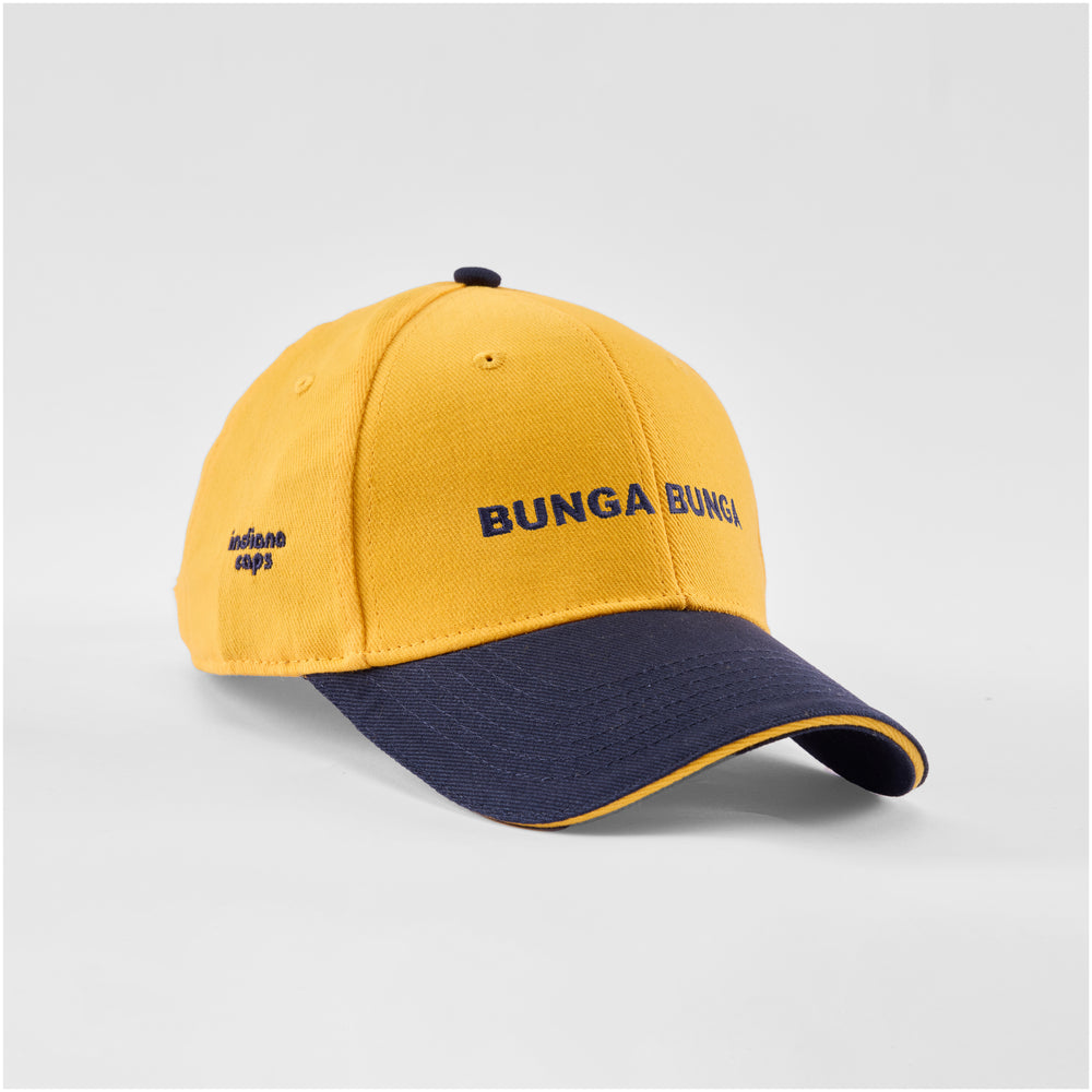 Cappellino bicolore in caldo cotone "Bunga Bunga"