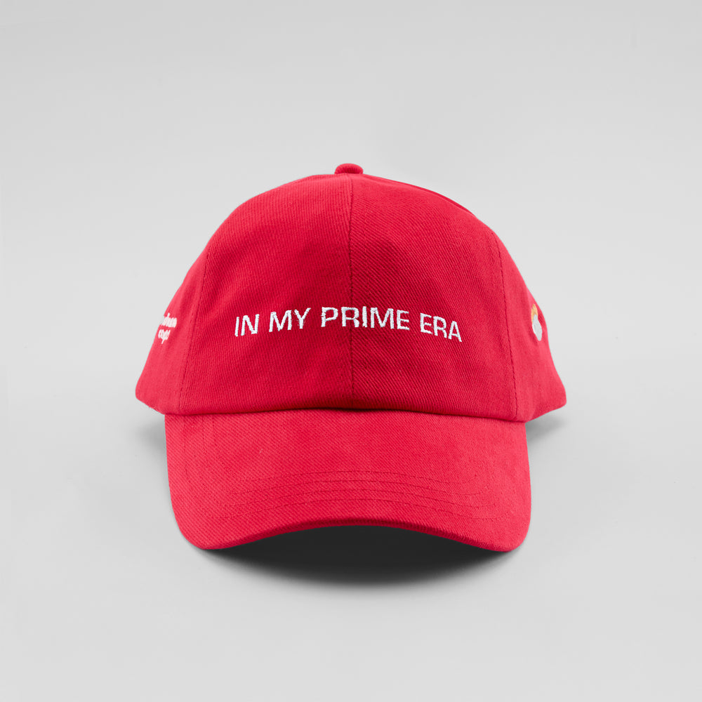 Cappellino in cotone "In my prime era"