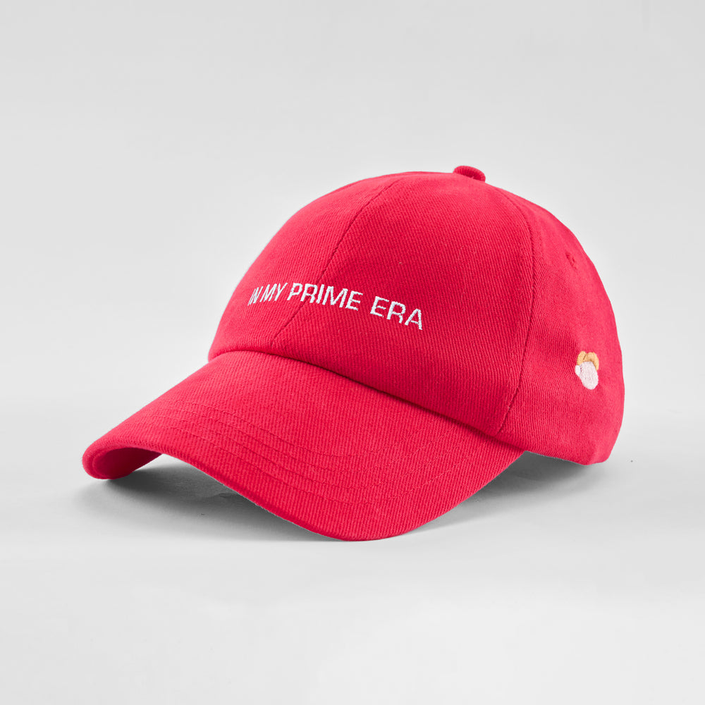 Cappellino in cotone "In my prime era"