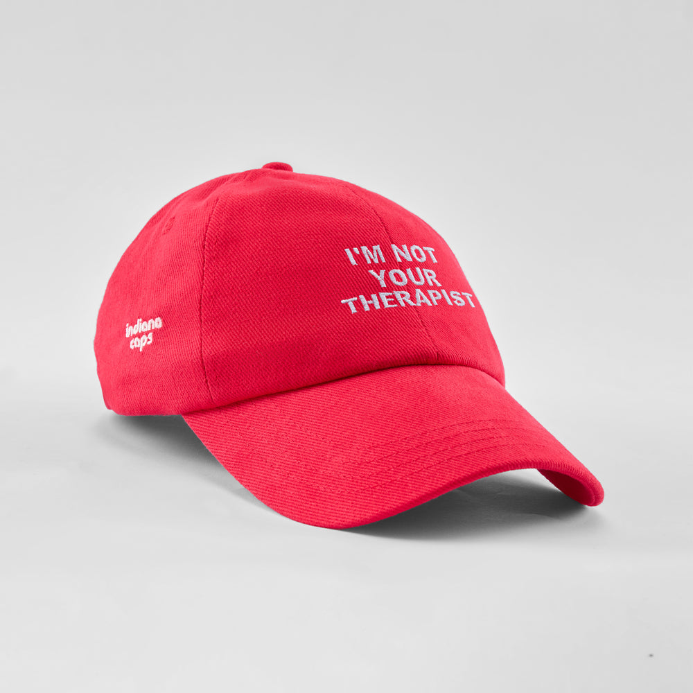 Cappellino in caldo cotone "I'm not your Therapist"