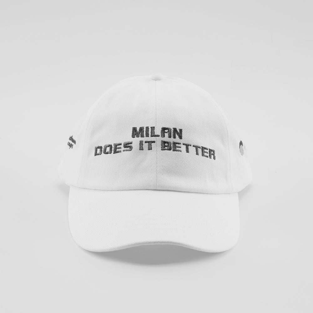 Cappellino in cotone "Milan does it better"