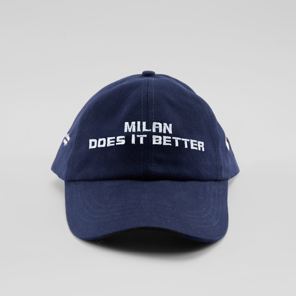 Cappellino in cotone "Milan does it better"