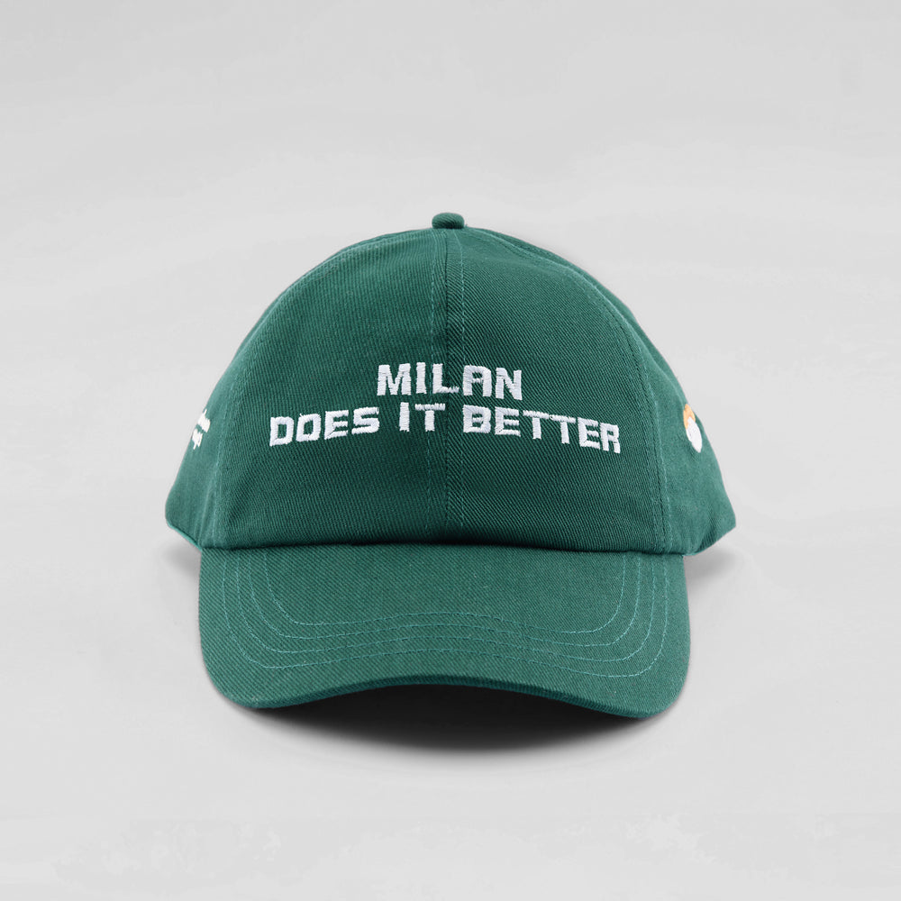 Cappellino in cotone "Milan does it better"