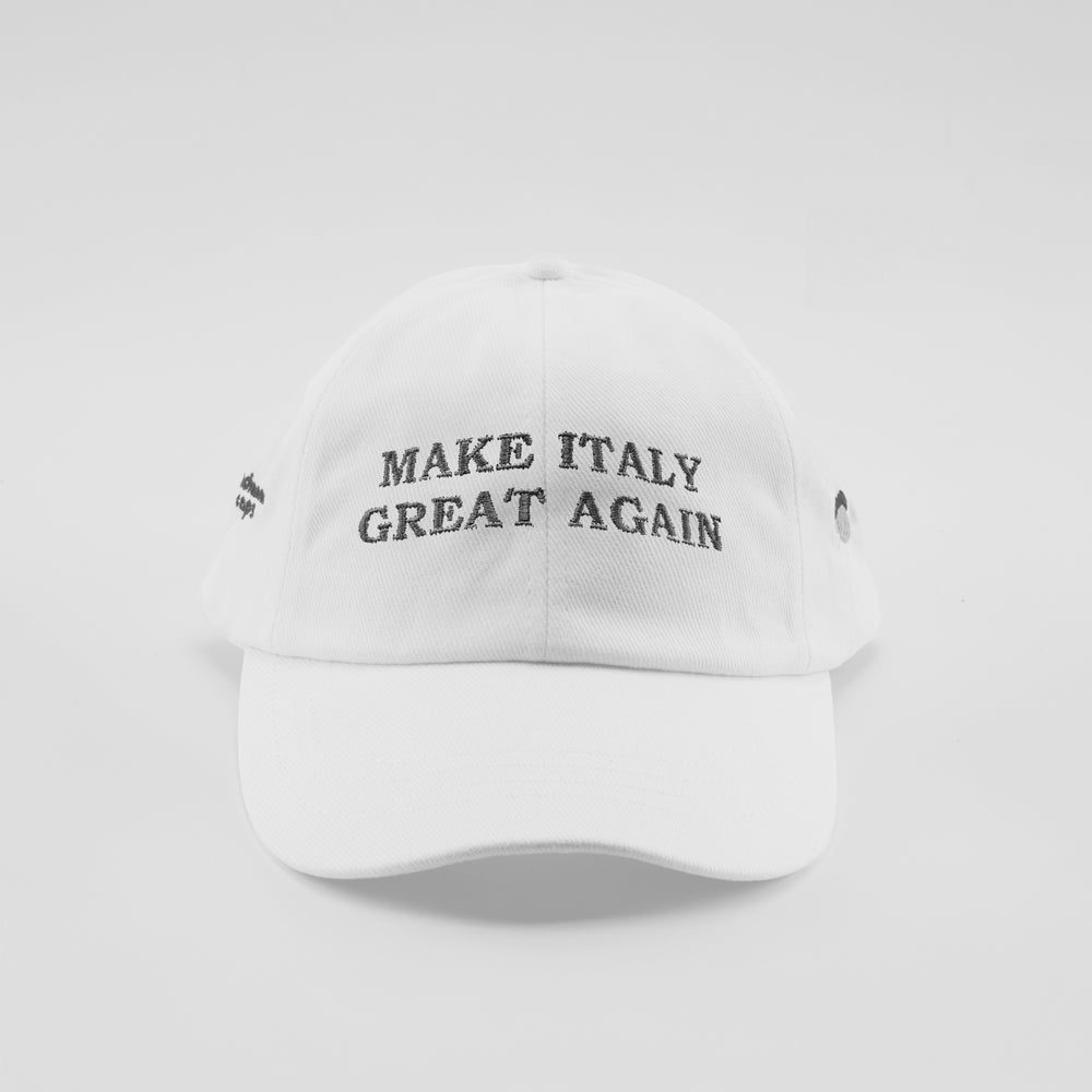 Cappellino in cotone "Make Italy great again"