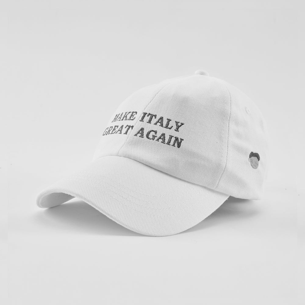 Cappellino in cotone "Make Italy great again"