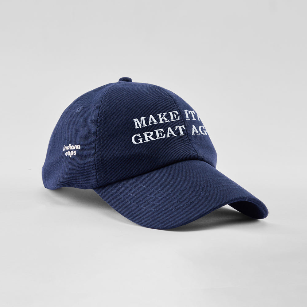 Cappellino in cotone "Make Italy great again"