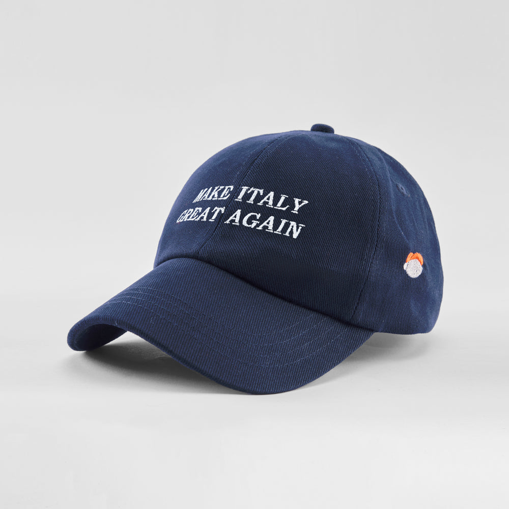 Cappellino in cotone "Make Italy great again"