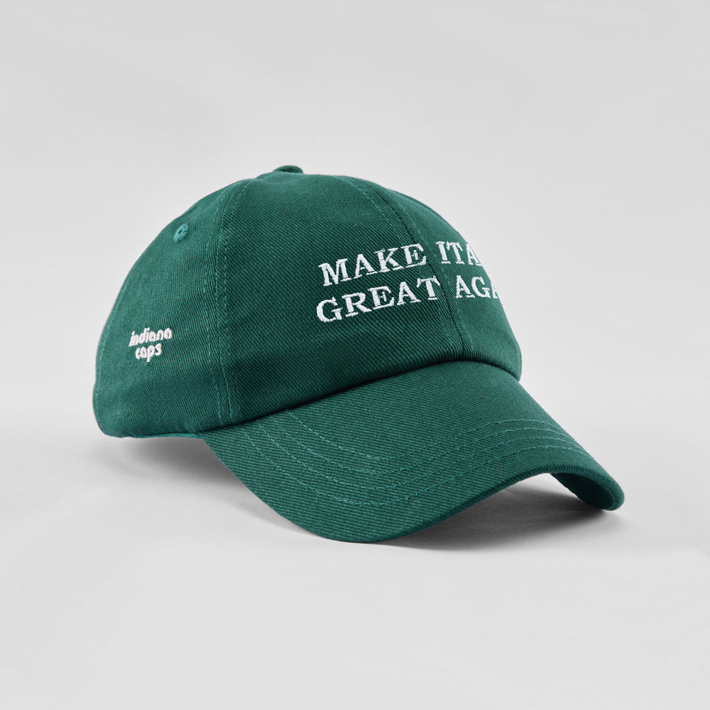 Cappellino in cotone "Make Italy great again"