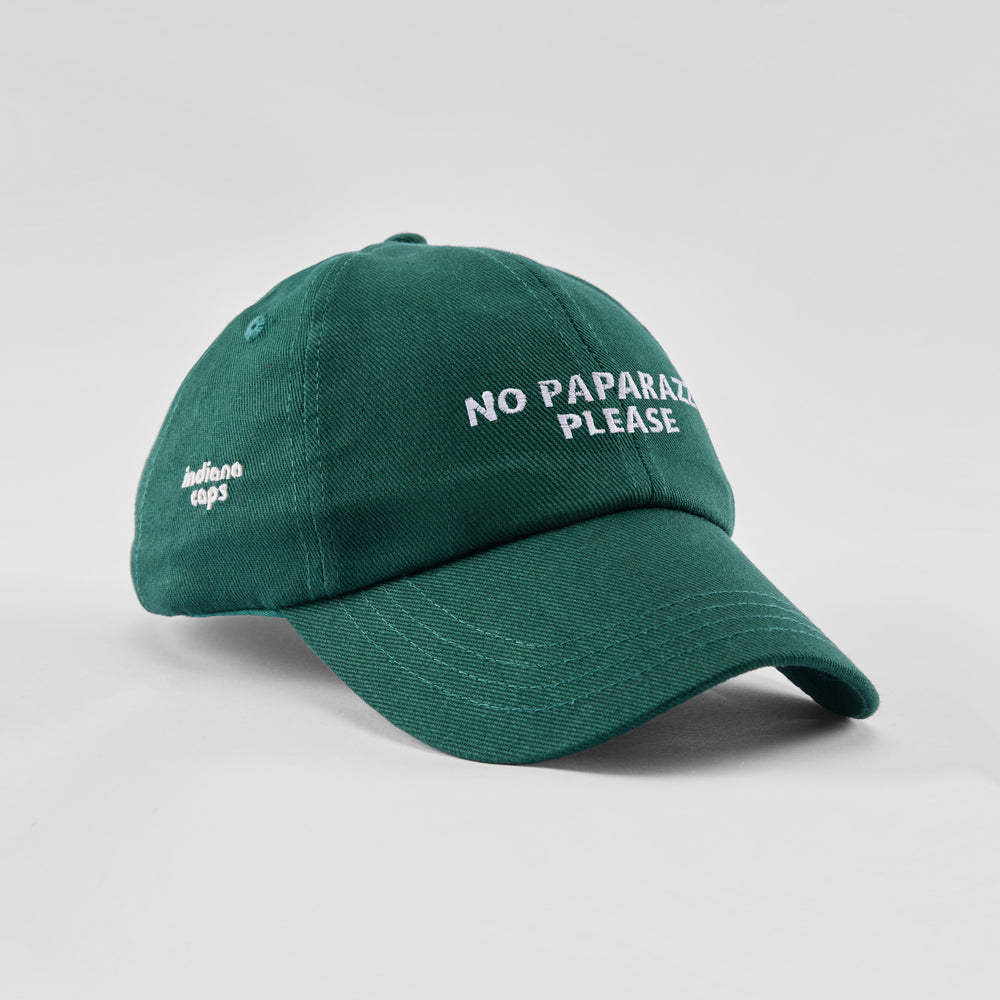 Cappellino in caldo cotone "No paparazzi please"