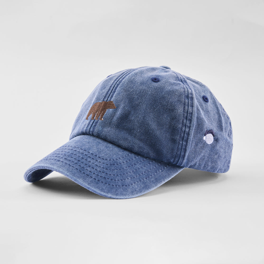 Cappellino vintage in cotone "Orso"