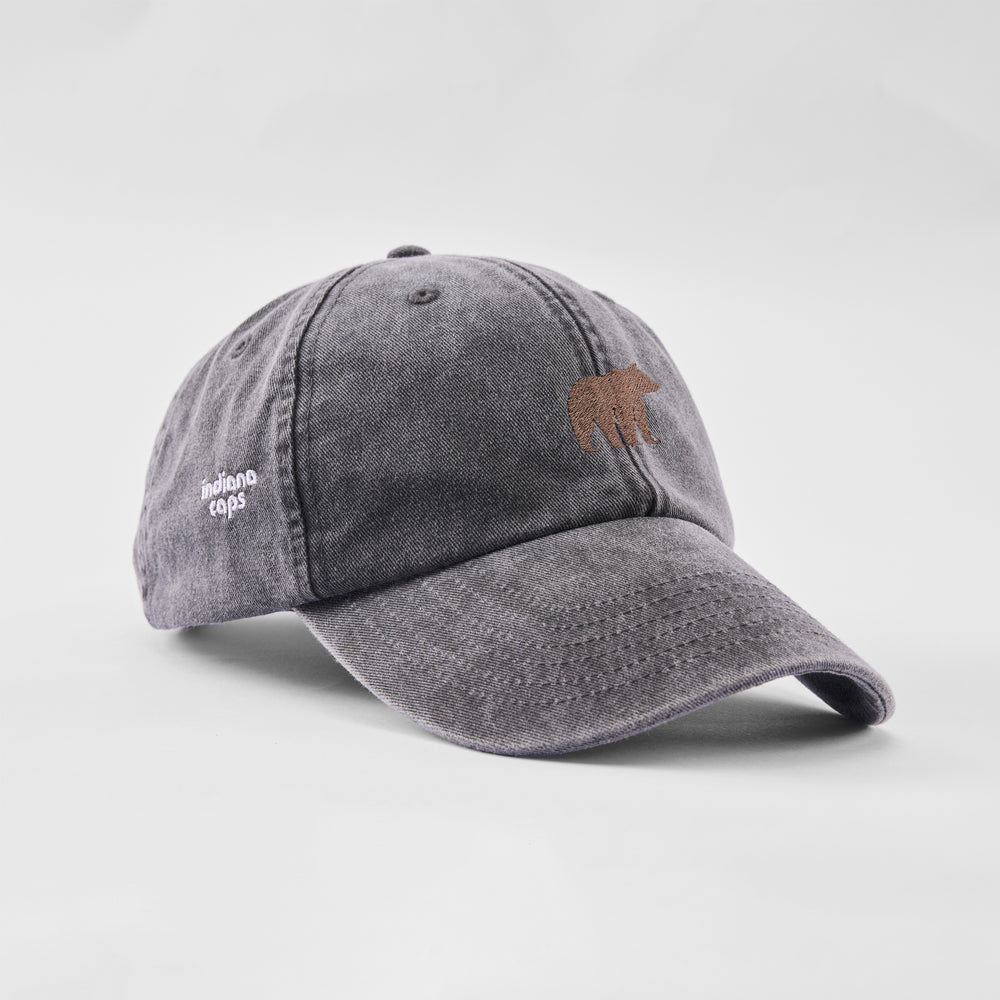 Cappellino vintage in cotone "Orso"