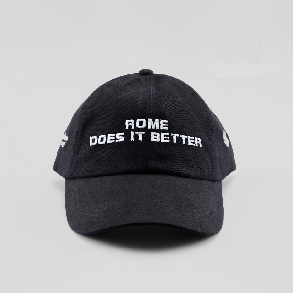 Cappellino in cotone "Rome does it better"