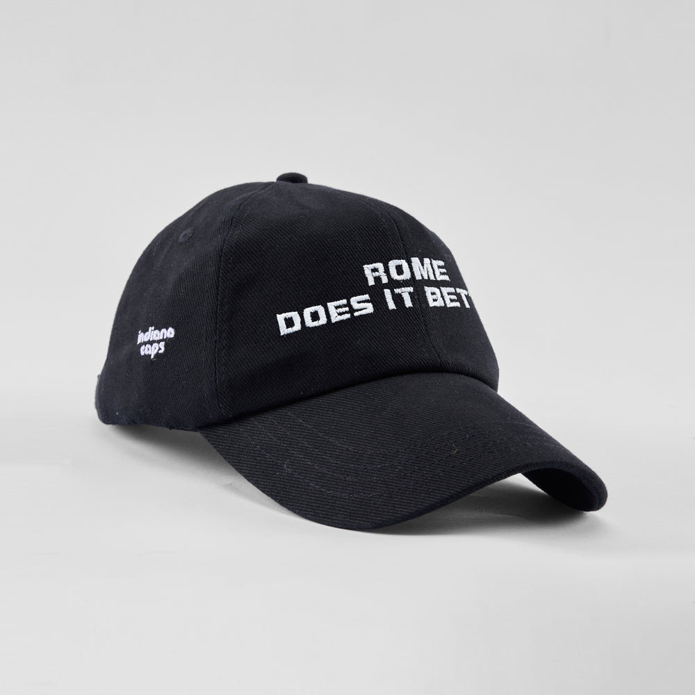 Cappellino in cotone "Rome does it better"