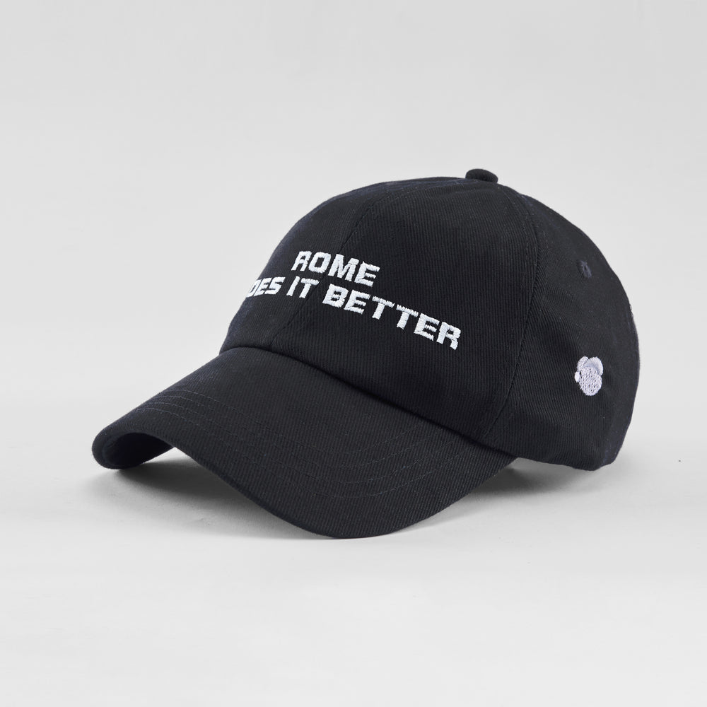 Cappellino in cotone "Rome does it better"