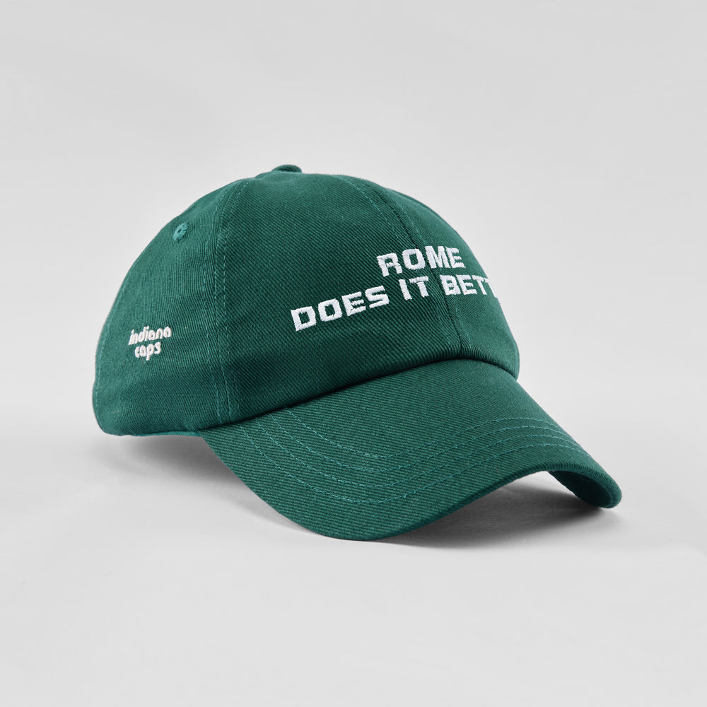 Cappellino in cotone "Rome does it better"