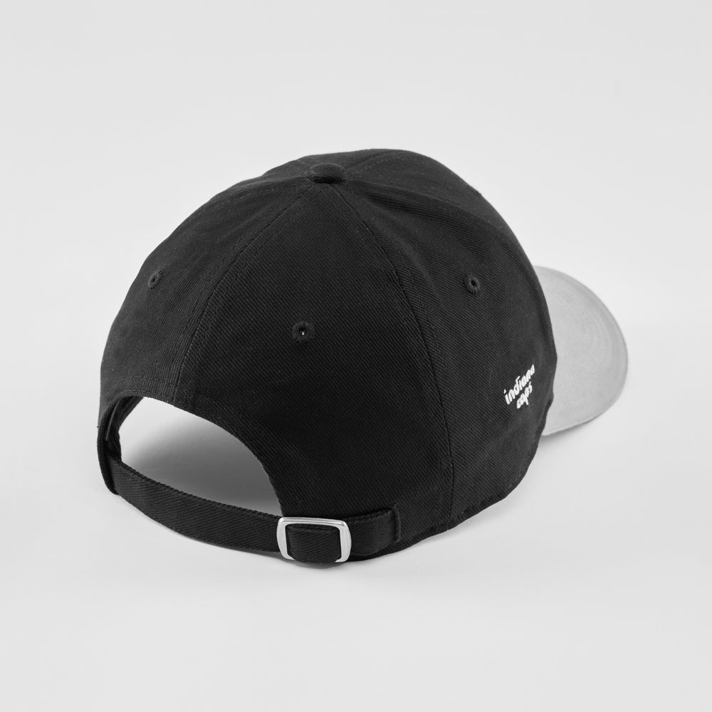 Cappello bicolore in caldo cotore "Settimana bianca"