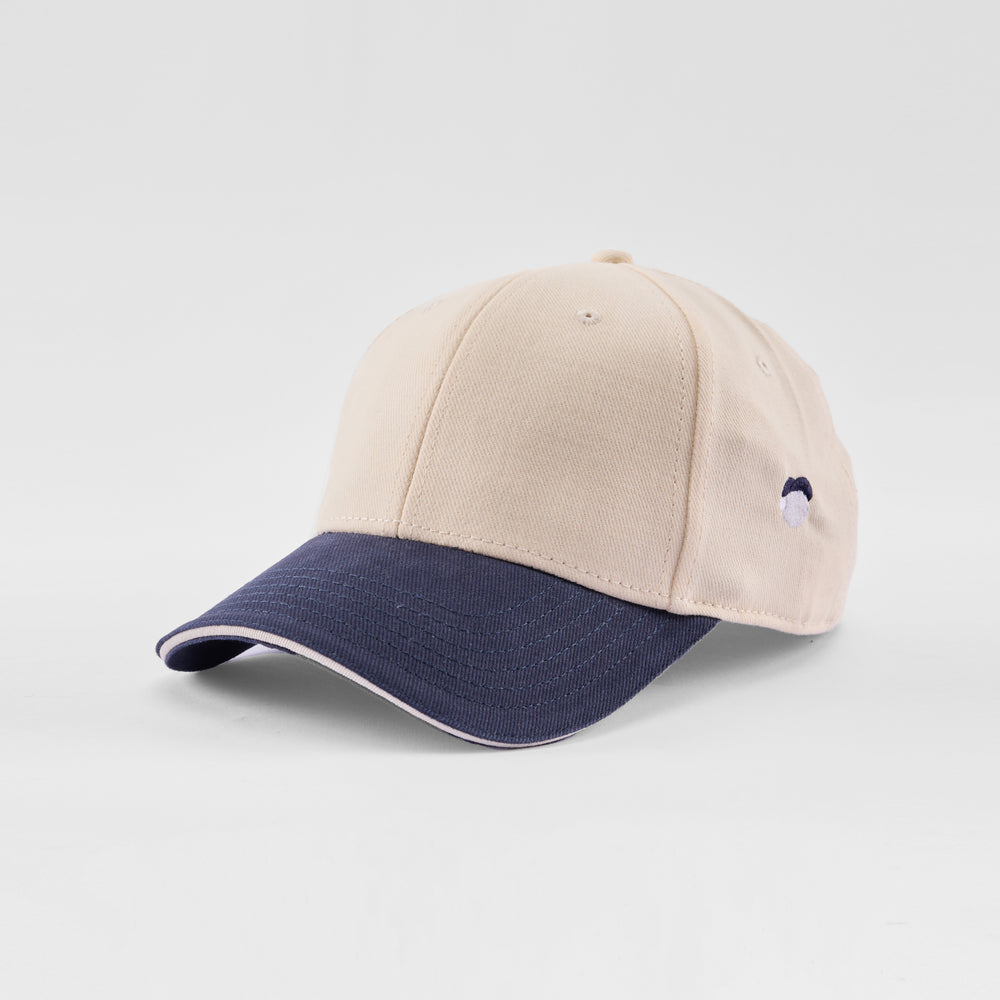 Cappellino in caldo cotone bicolore