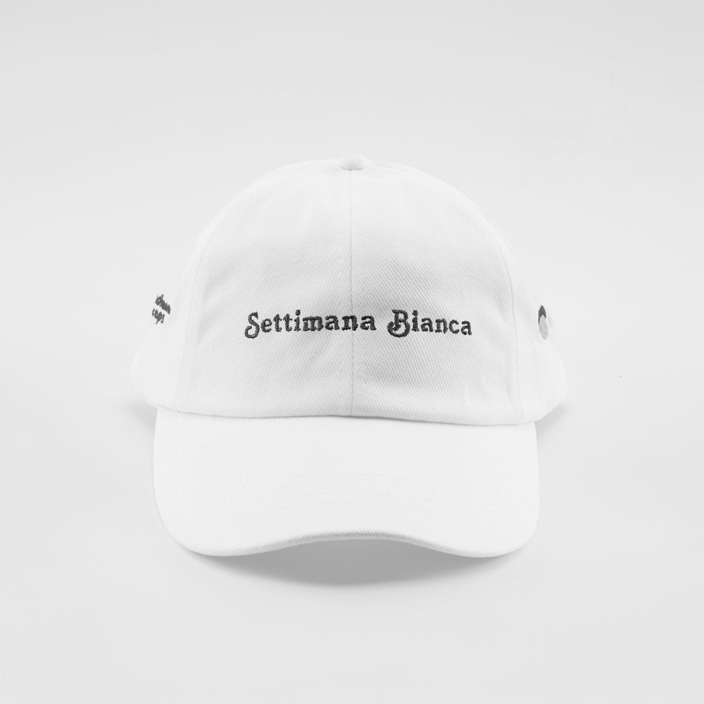 Cappellino in cotone "Settimana bianca"