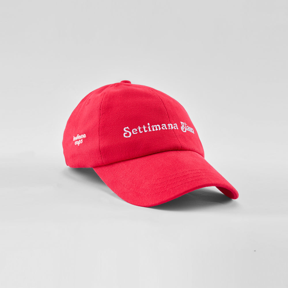 Cappellino in cotone "Settimana bianca"