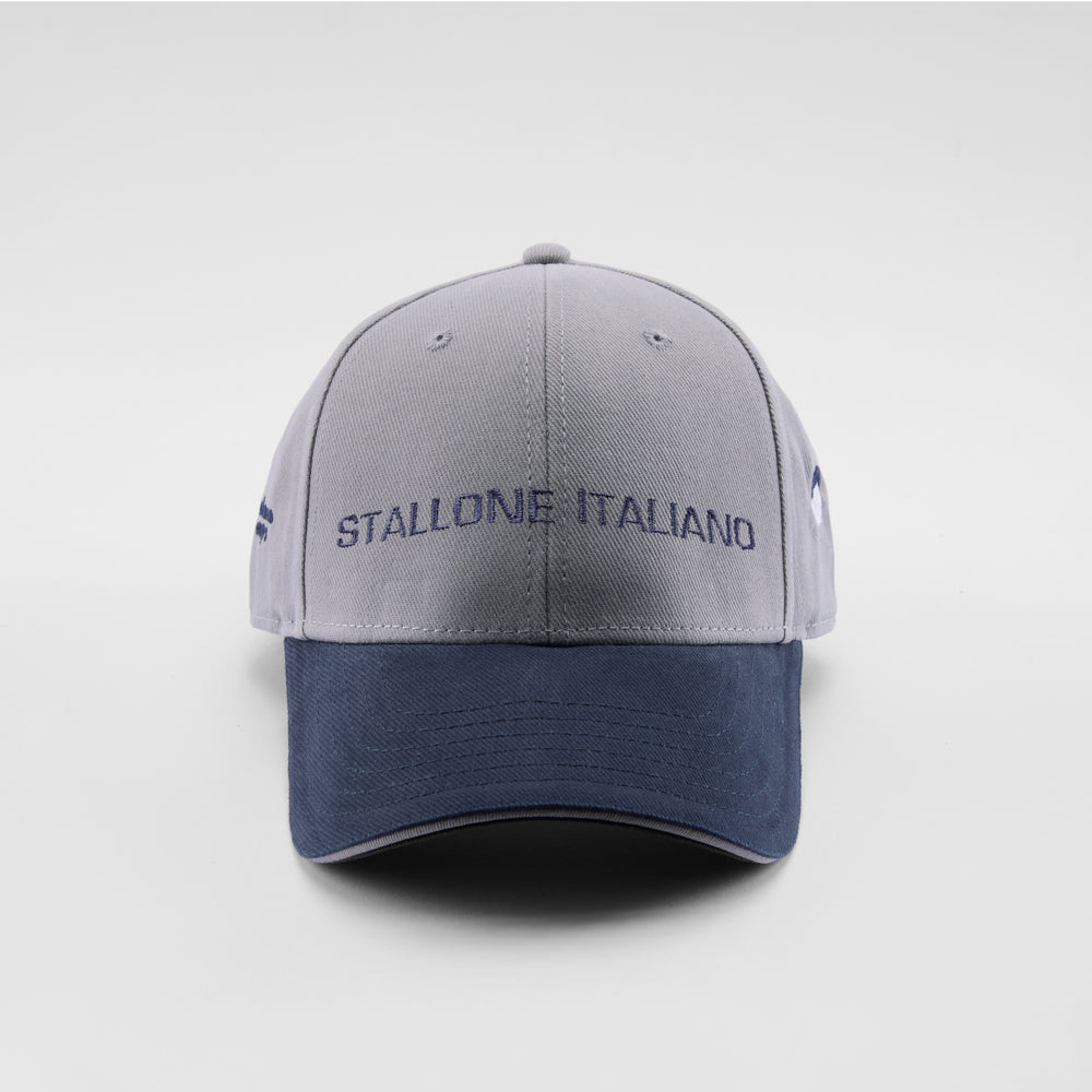 Cappellino bicolore in caldo cotone "Stallone Italiano"