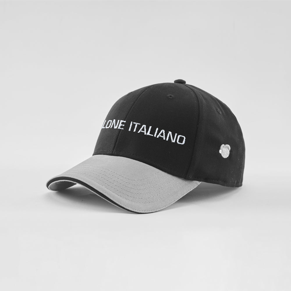 Cappellino bicolore in caldo cotone "Stallone Italiano"