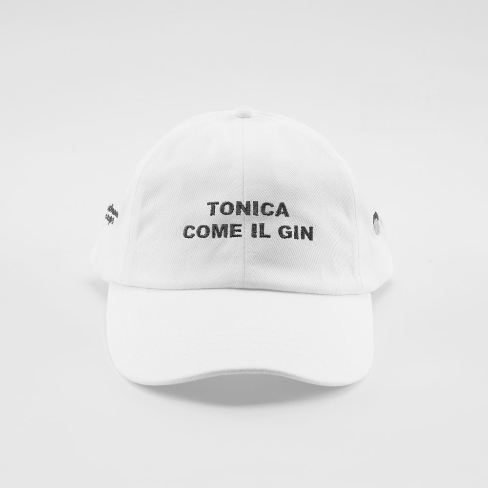 Cappellino in cotone "Tonica come il Gin"