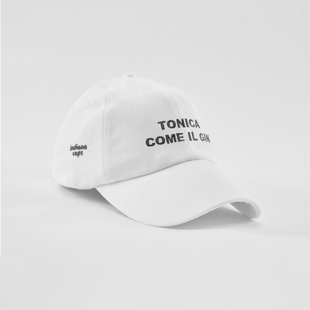 Cappellino in cotone "Tonica come il Gin"
