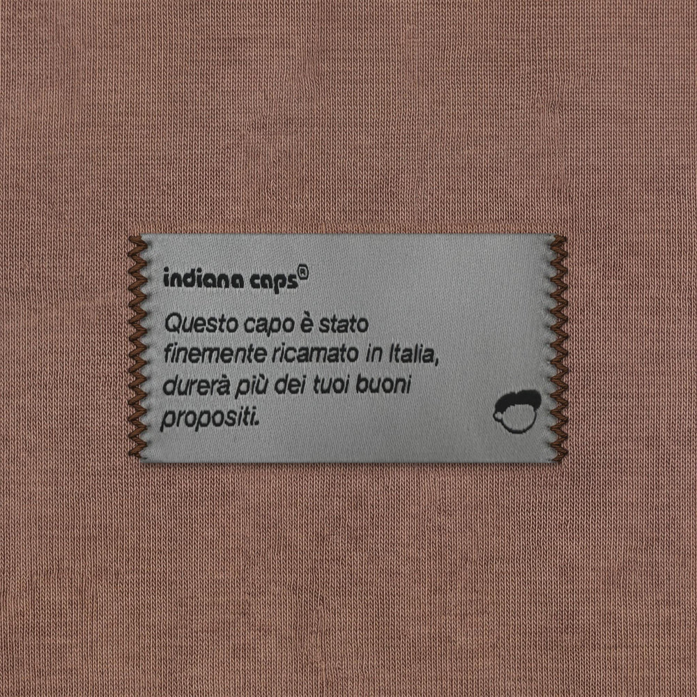Felpa Creative Marrone - dettaglio etichetta
