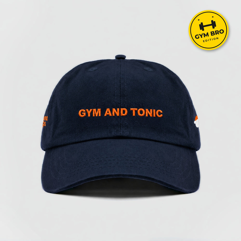 Cappellino Gym and Tonic blu, fronte