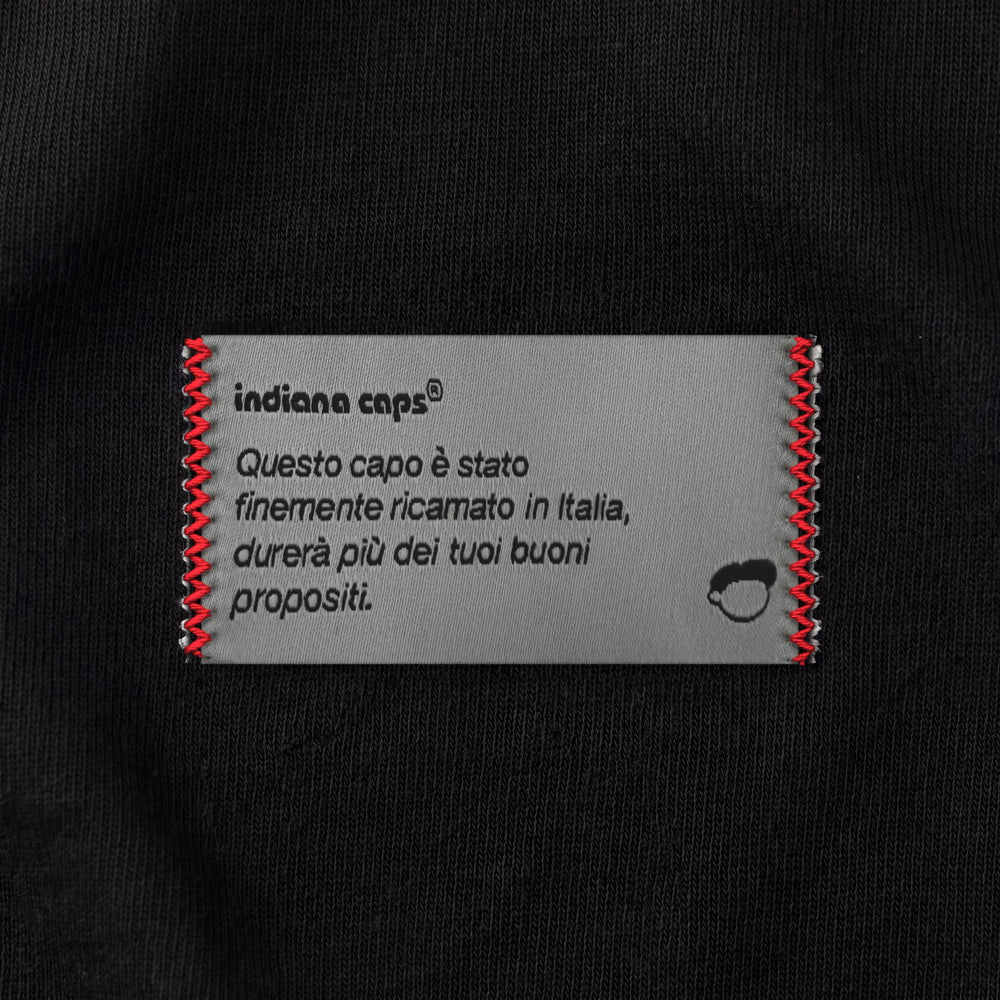 T-shirt Creative Nero - dettaglio etichetta