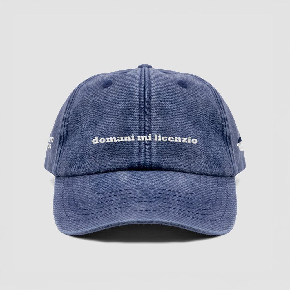 Cappellino vintage "domani mi licenzio"