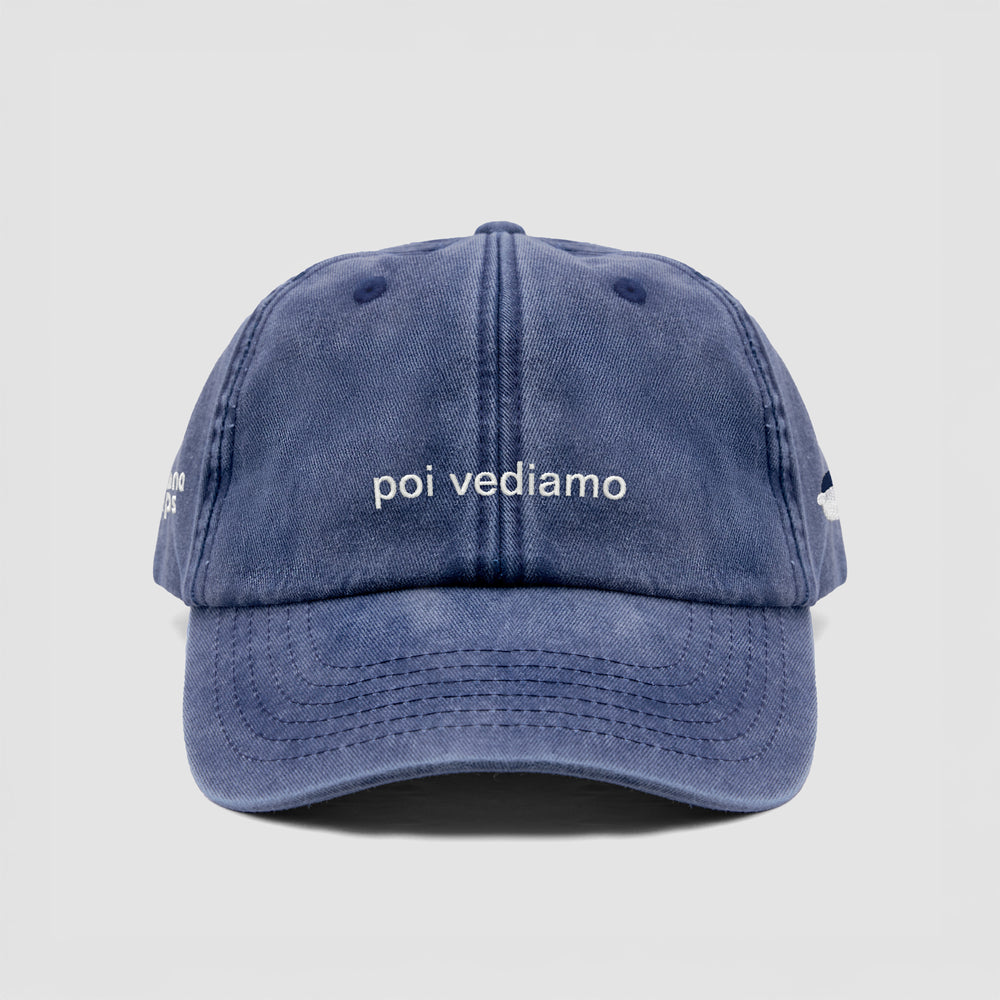 Cappellino vintage "poi vediamo"