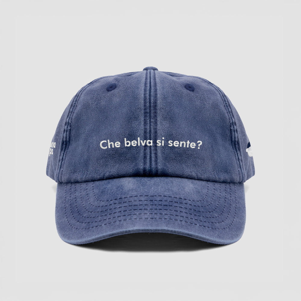 Cappellino vintage ''Che belva si sente?''