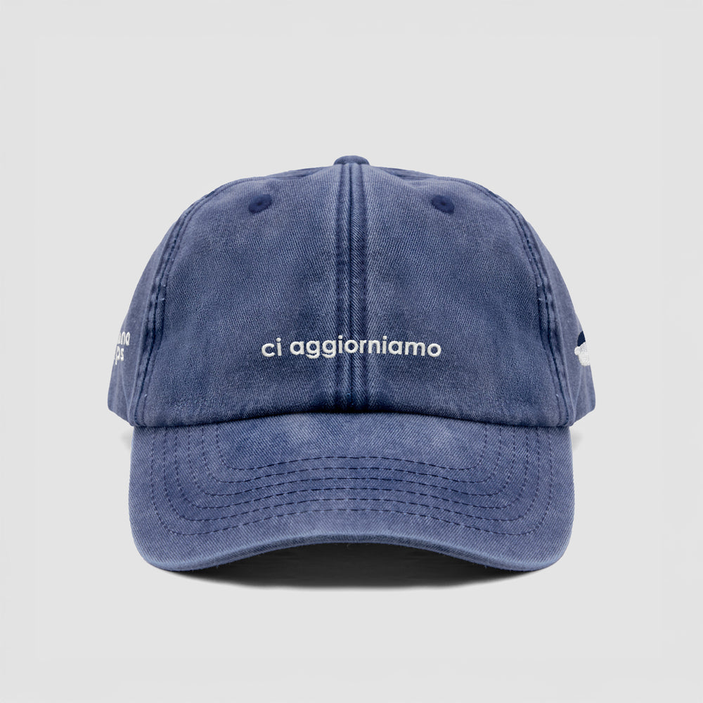 Cappellino vintage ''ci aggiorniamo''