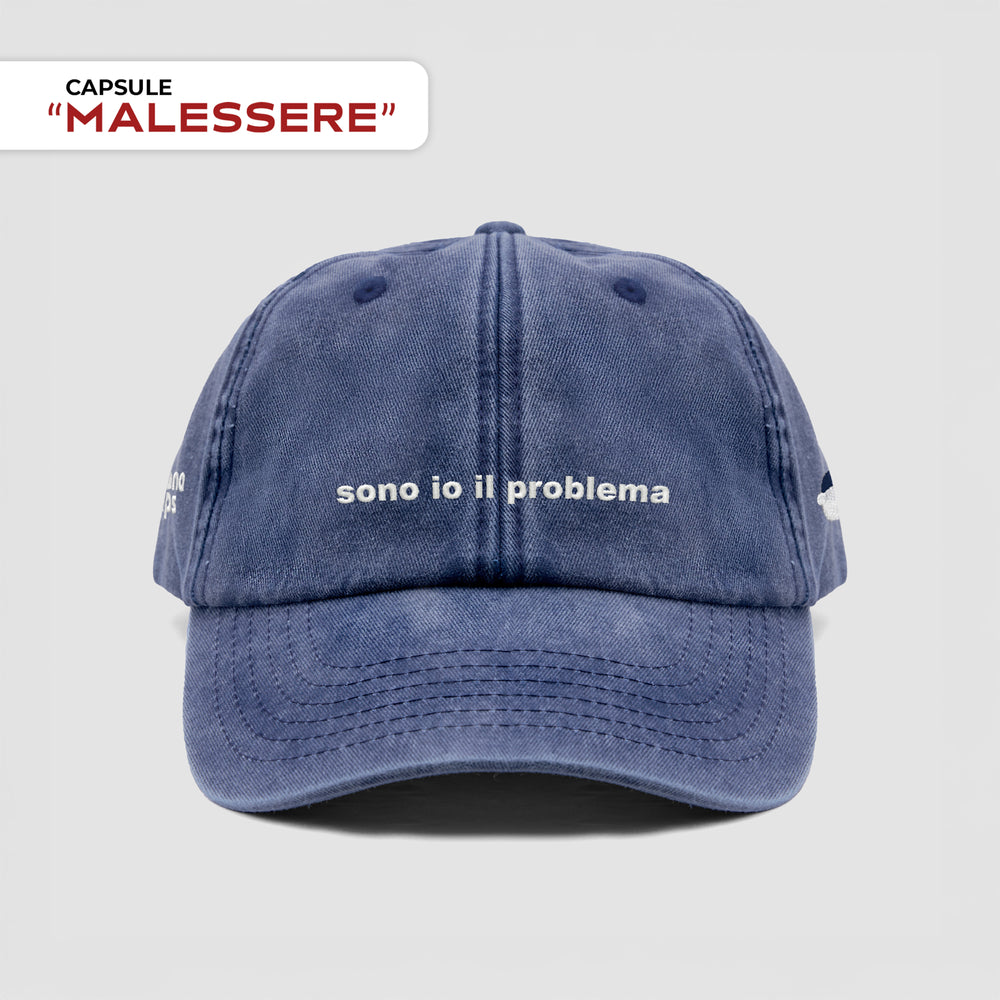Cappellino vintage "sono io il problema"
