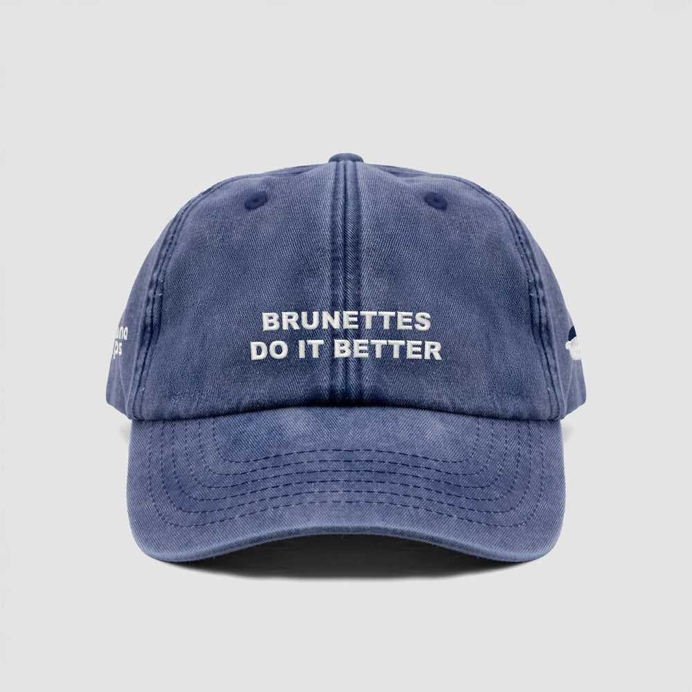 Cappellino vintage ''BRUNETTES DO IT BETTER''