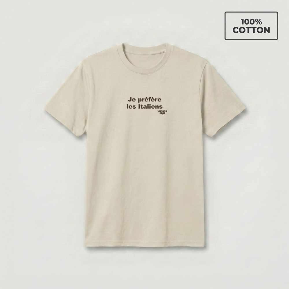 T-Shirt "Je Préfère Les Italiens"