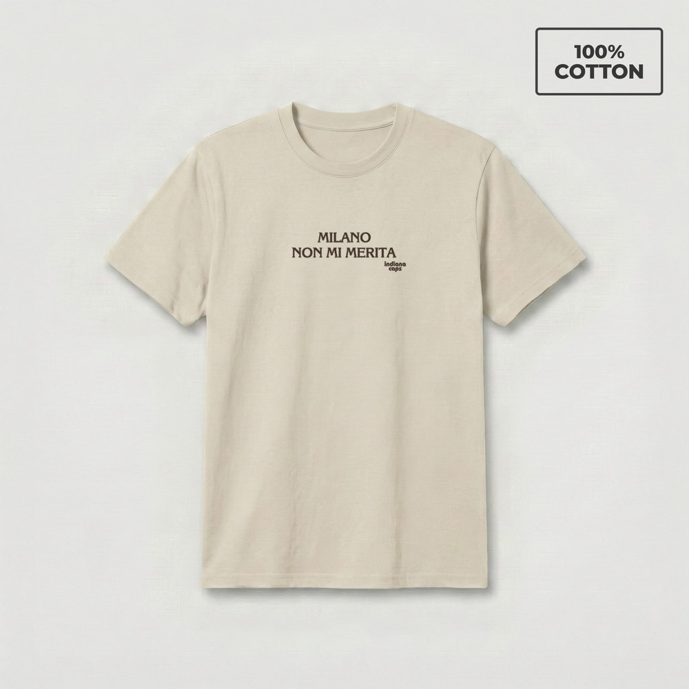T-Shirt "MILANO NON MI MERITA"