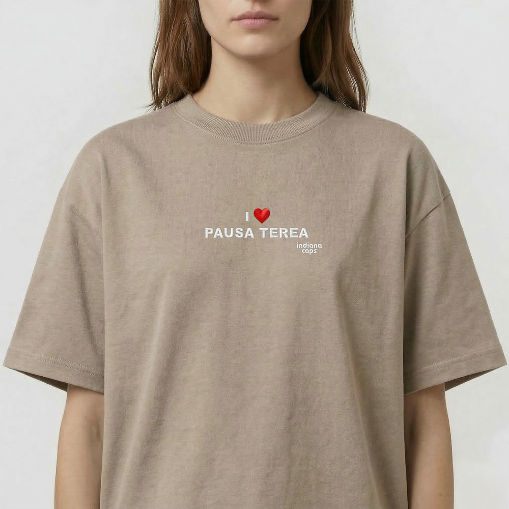 T-Shirt Oversize "I LOVE PAUSA TEREA"
