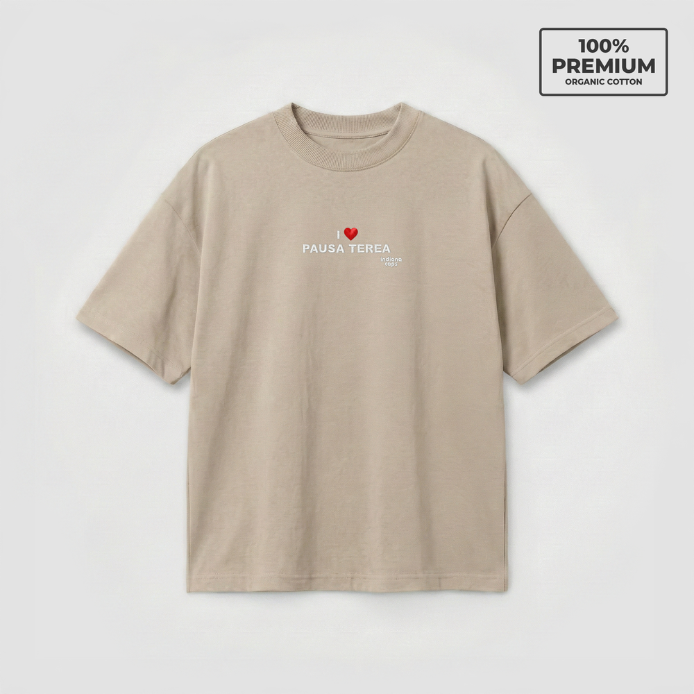 T-Shirt Oversize "I LOVE PAUSA TEREA"