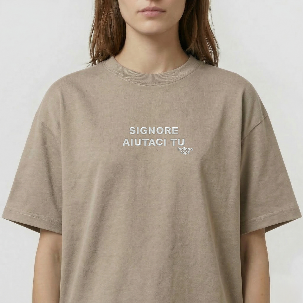 T-Shirt Oversize "SIGNORE AIUTACI TU"
