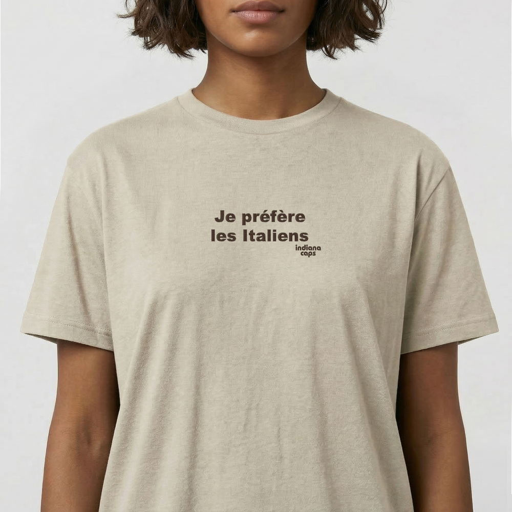 T-Shirt "Je Préfère Les Italiens"