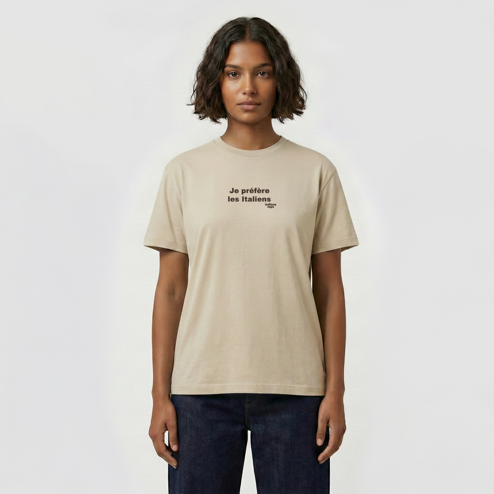 T-Shirt "Je Préfère Les Italiens"