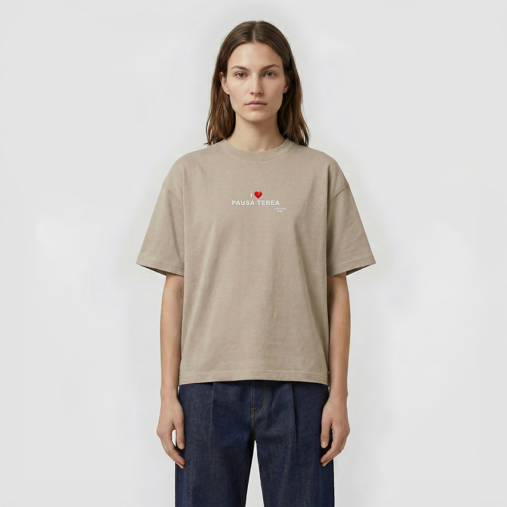 T-Shirt Oversize "I LOVE PAUSA TEREA"