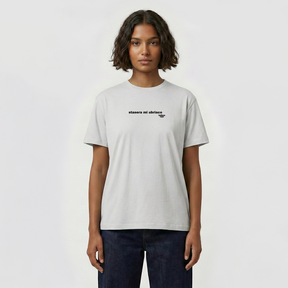 T-Shirt "stasera mi ubriaco"
