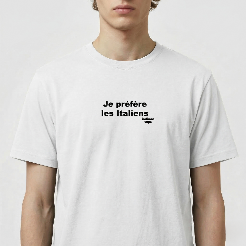 T-Shirt "Je Préfère Les Italiens"