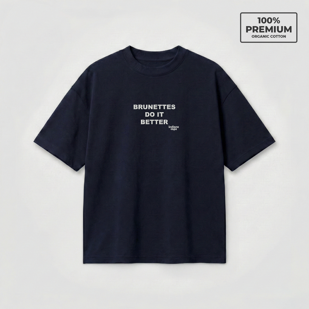T-Shirt Oversize ''BRUNETTES DO IT BETTER''
