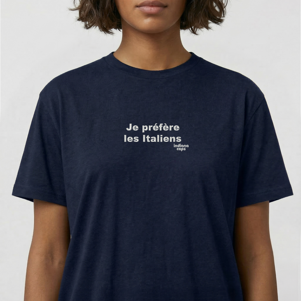 T-Shirt "Je Préfère Les Italiens"