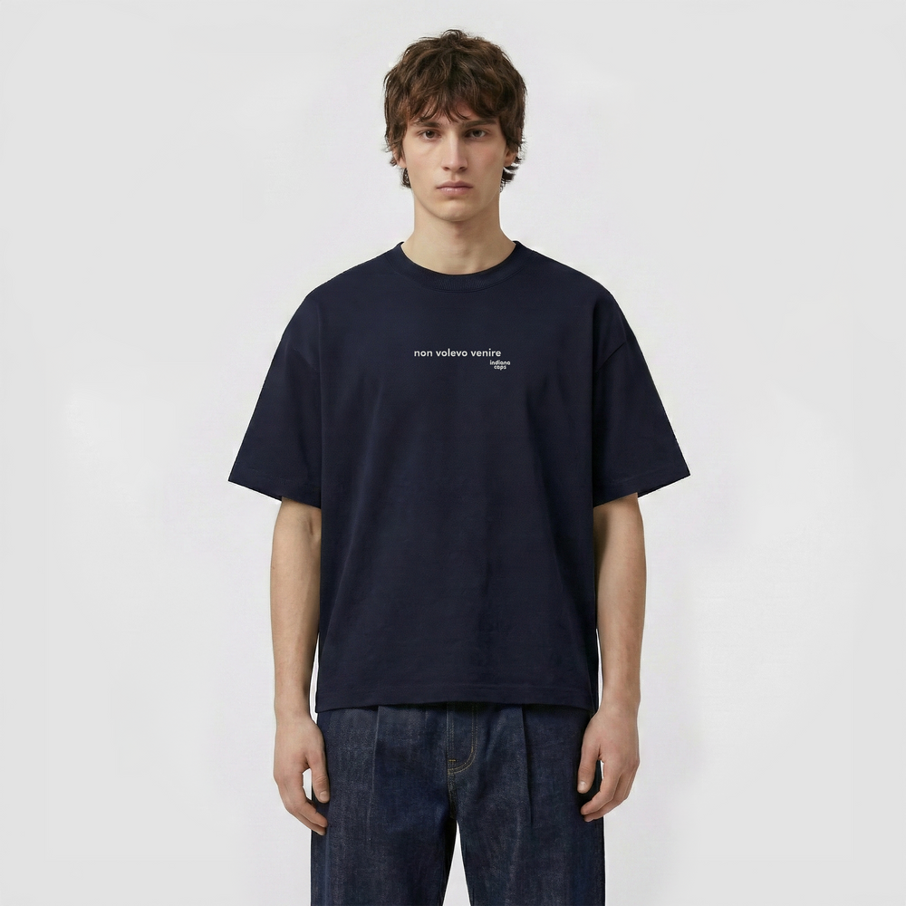 T-Shirt Oversize "non volevo venire"